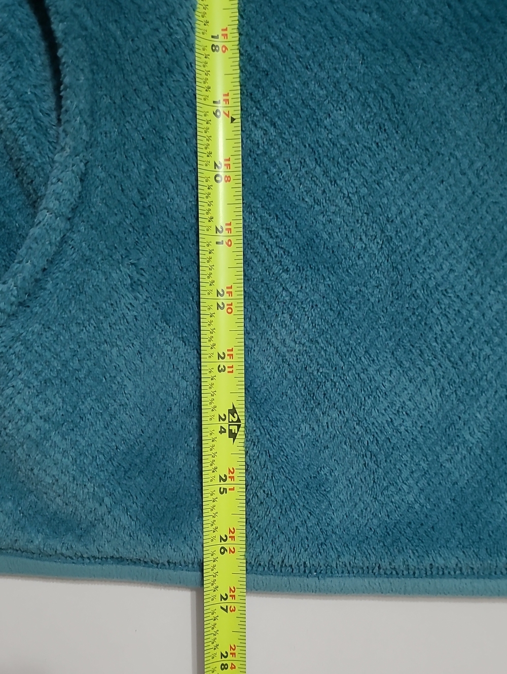 Patagonia Teal Fleece Pullover with Kangaroo Pocket size XL - Picture 8 of 8